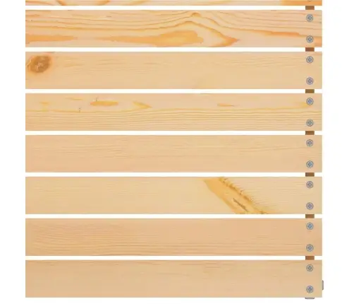 Vidurinės Sodo Sofos Dalys, 2Vnt., Pušies Medienos Masyvas