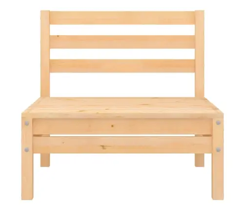 Vidējie Dārza Dīvāni, 4 Gab., Priedes Masīvkoks Vidaxl