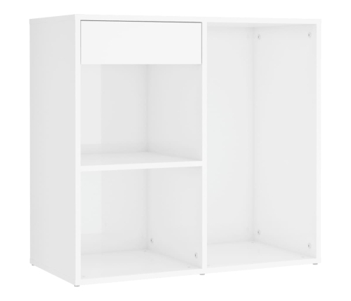 Kosmetinis Staliukas Su Led Ir 2 Spintelėmis, Baltas, Mediena