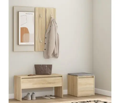 Gaiteņa Mēbeļu Komplekts, Ozolkoka Krāsa, Inženierijas Koks Vidaxl