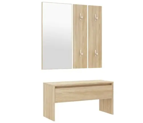 Gaiteņa Mēbeļu Komplekts, Ozolkoka Krāsa, Inženierijas Koks Vidaxl