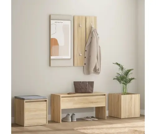 Gaiteņa Mēbeļu Komplekts, Ozolkoka Krāsa, Inženierijas Koks Vidaxl