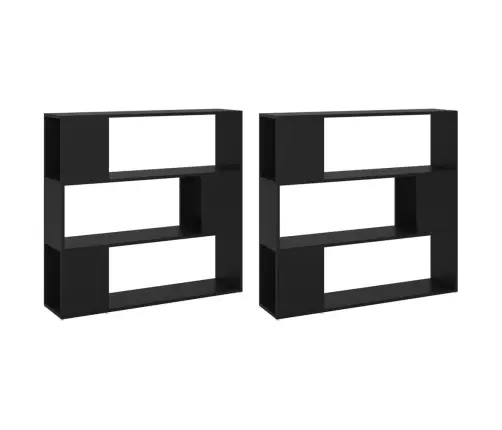 Raamaturiiul/Ruumijagaja, Must, 100 X 24 X 188 Cm