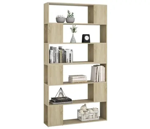 Grāmatu Plaukts, Ozolkoka Krāsa, 100X24X188 Cm Vidaxl