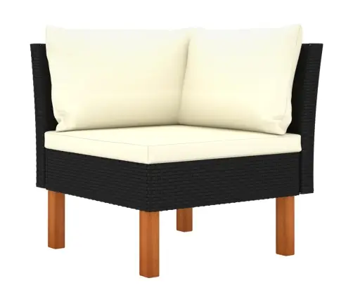 7-Daļīgs Dārza Dīvānu Komplekts, Pe Rotangpalma, Eikalipta Koks Vidaxl