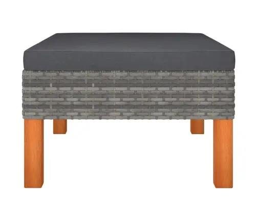 10-Daļīgs Dārza Dīvānu Komplekts, Pe Rotangpalma, Eikalipts Vidaxl