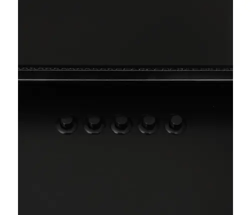 Pliidikubu, 60 cm Roostevaba Teras Ja Karastatud Klaas, Must