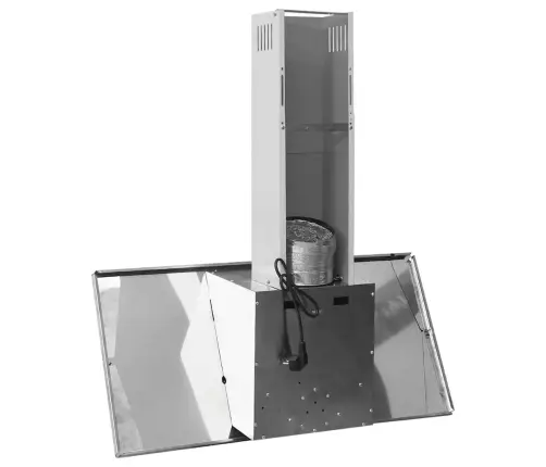 Sieninis Gartraukis, Sidabrinis, 90cm Plienas Ir Stiklas