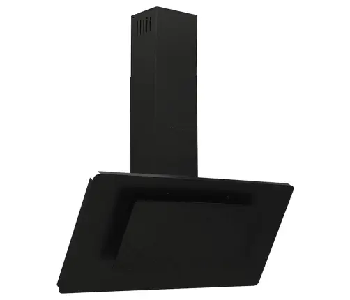 Pliidikubu, 90 cm Roostevaba Teras Ja Karastatud Klaas, Must