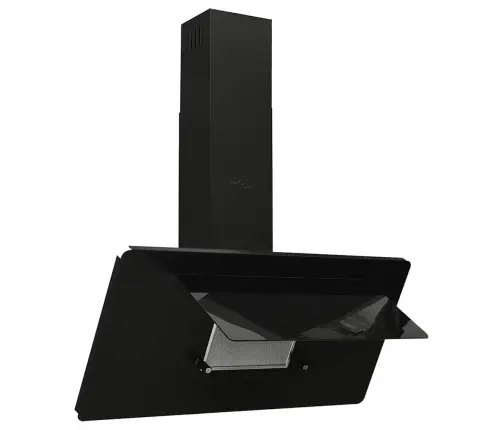 Pliidikubu, 90 cm Roostevaba Teras Ja Karastatud Klaas, Must