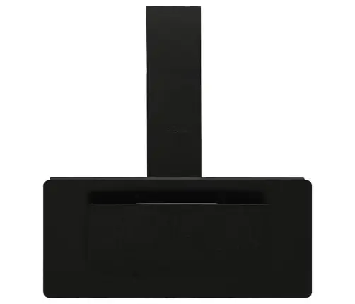 Pliidikubu, 90 cm Roostevaba Teras Ja Karastatud Klaas, Must