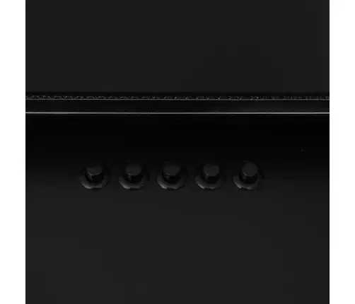 Pliidikubu, 90 cm Roostevaba Teras Ja Karastatud Klaas, Must