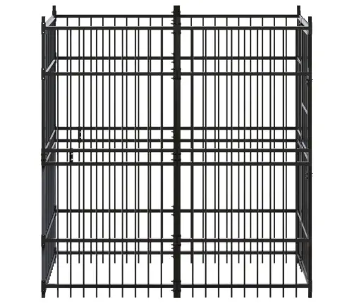 Suņu Voljērs, 1,84 M², Tērauds Vidaxl