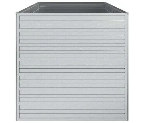 Peenrakast, 160 X 80 X 77 cm Tsingitud Teras, Hõbedane