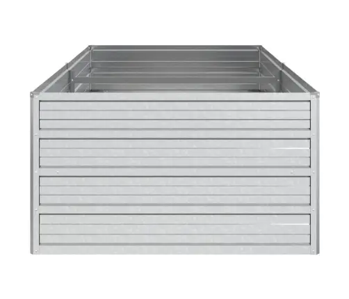 Peenrakast, 160 X 80 X 45 cm Tsingitud Teras, Hõbedane