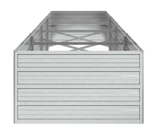 Peenrakast, 320 X 80 X 45 cm Tsingitud Teras, Hõbedane