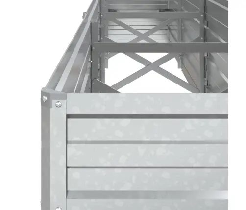 Aukštas Sodo Lovelis, Sidabrinis, 320X40X45cm Plienas