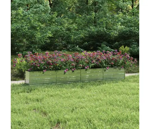 Aukštas Sodo Lovelis, Sidabrinis, 320X40X45cm Plienas