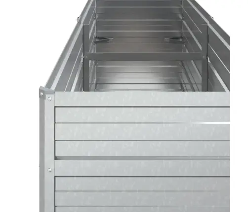 Aukštas Sodo Lovelis, Sidabrinis, 160X40X77cm Plienas