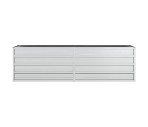 Aukštas Sodo Lovelis, Sidabrinis, 160X40X45cm Plienas