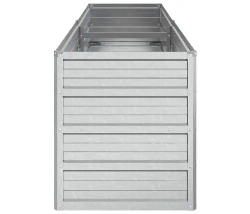 Aukštas Sodo Lovelis, Sidabrinis, 160X40X45cm Plienas