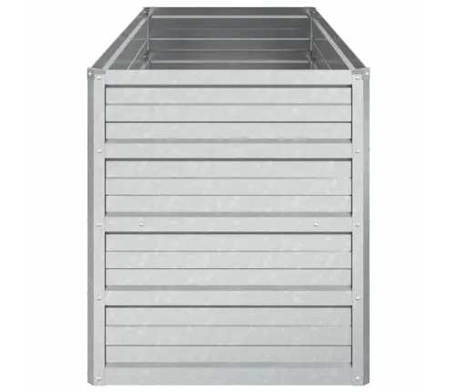 Peenrakast, 100 X 40 X 45 cm Tsingitud Teras, Hõbedane