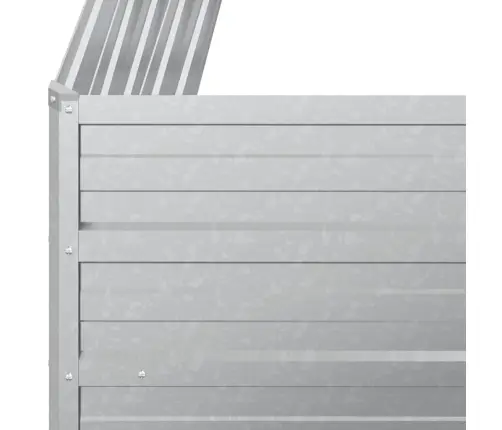 Peenrakast, 100 X 40 X 45 cm Tsingitud Teras, Hõbedane