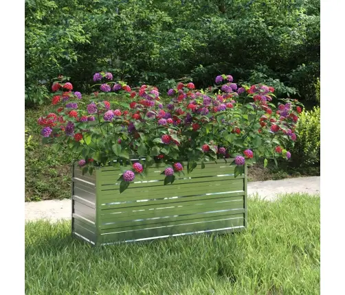 Peenrakast, 100 X 40 X 45 cm Tsingitud Teras, Hõbedane