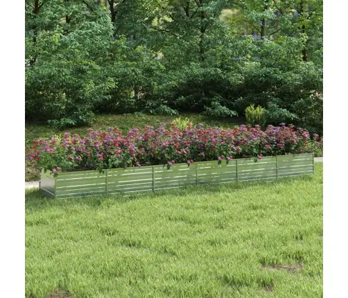 Aukštas Sodo Lovelis, Sidabrinis, 480X80X45cm Plienas