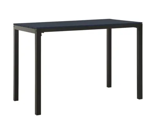 3-Daļīgs Dārza Mēbeļu Komplekts, Tērauds Un Wpc, Melns Vidaxl