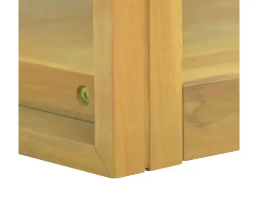 Vannasistabas Sienas Plaukts, 60X45X35 Cm, Masīvs Tīkkoks Vidaxl