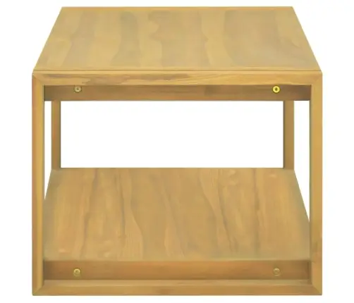 Sieninė Vonios Kambario Spintelė, 90X45X35cm Tikmedžio Masyvas