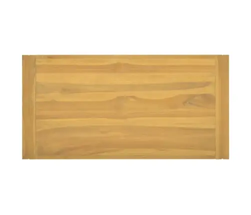 Sieninė Vonios Kambario Spintelė, 90X45X35cm Tikmedžio Masyvas