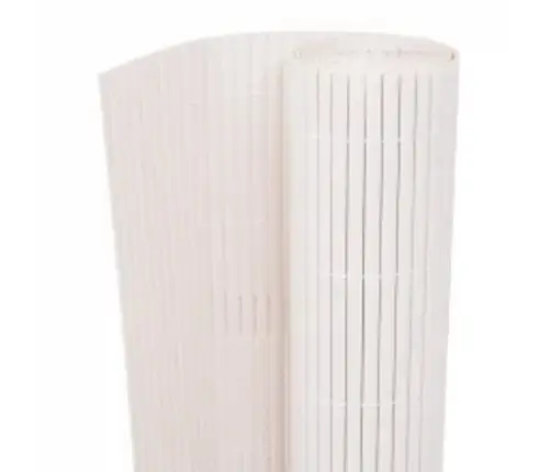 Dārza Žogs, Divpusējs, 90X400 Cm, Balts Vidaxl