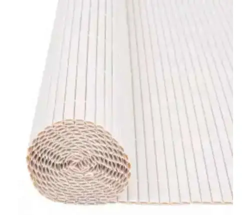 Dārza Žogs, Divpusējs, 110X400 Cm, Balts Vidaxl