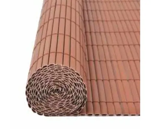 Kahepoolne Piirdeaed 110 X 500 cm Pruun