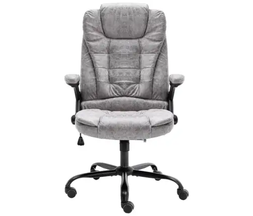 Biroja Krēsls, Gaiši Pelēka Mākslīgā Zamšāda Vidaxl