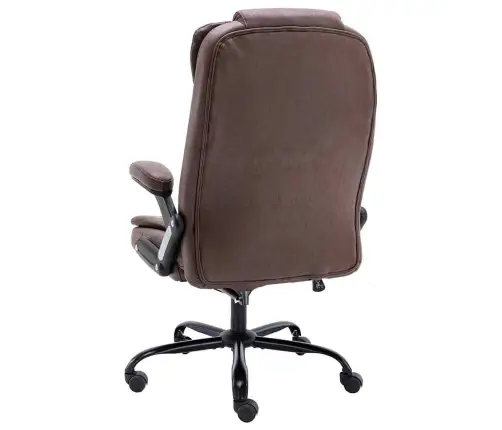 Masažinė Biuro Kėdė, Tamsiai Rudos Spalvos, Dirbtinė Oda