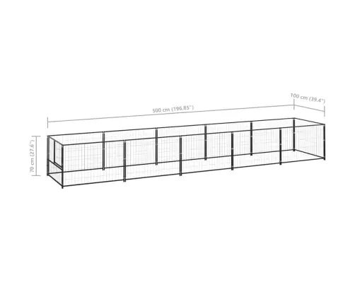Koeraaedik, Must, 5 M², Teras