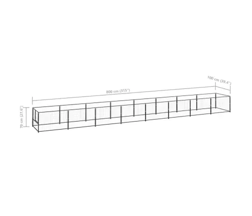 Koeraaedik, Must, 8 M², Teras