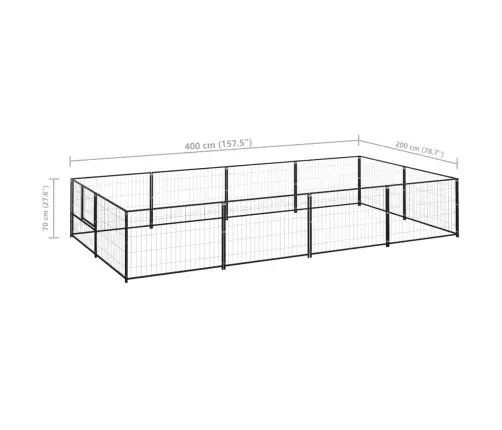 Koeraaedik, Must, 8 M², Teras