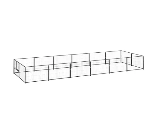 Voljeras Šunims, Juodos Spalvos, 12M², Plienas