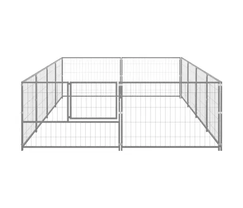 Voljeras Šunims, Sidabrinės Spalvos, 8M², Plienas