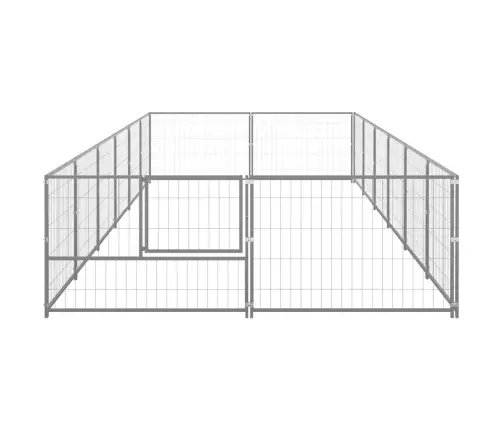Voljeras Šunims, Sidabrinės Spalvos, 12M², Plienas