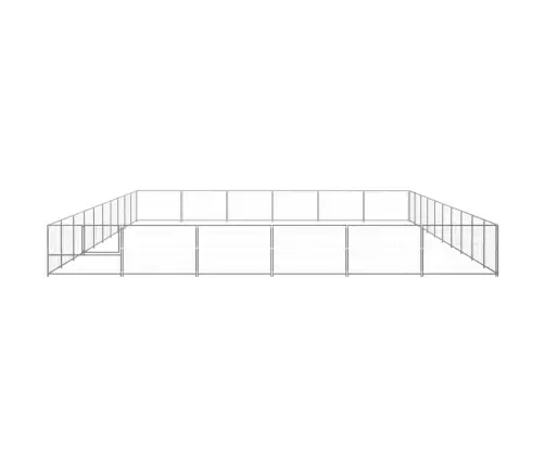 Voljeras Šunims, Sidabrinės Spalvos, 60M², Plienas