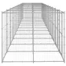 Suņu Voljērs, 29,04 M², Cinkots Tērauds Vidaxl