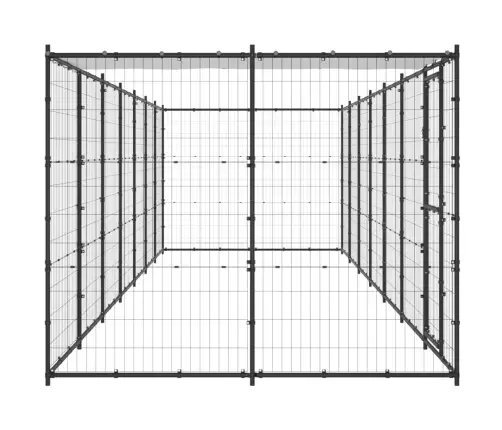 Lauko Voljeras Šunims Su Stogu, Plienas, 16,94M²