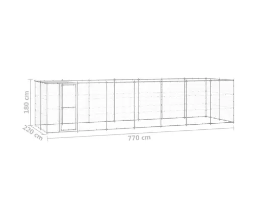 Koeraaedik Katusega, Tsingitud Teras, 16,94 M²