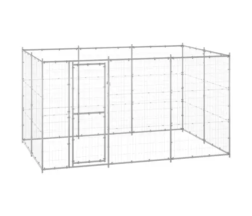 Lauko Voljeras Šunims, Galvanizuotas Plienas, 7,26M²