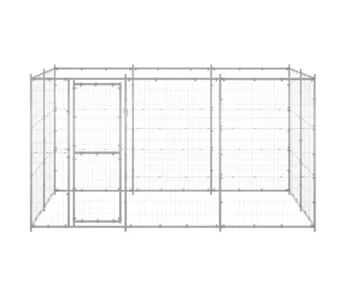 Lauko Voljeras Šunims, Galvanizuotas Plienas, 7,26M²